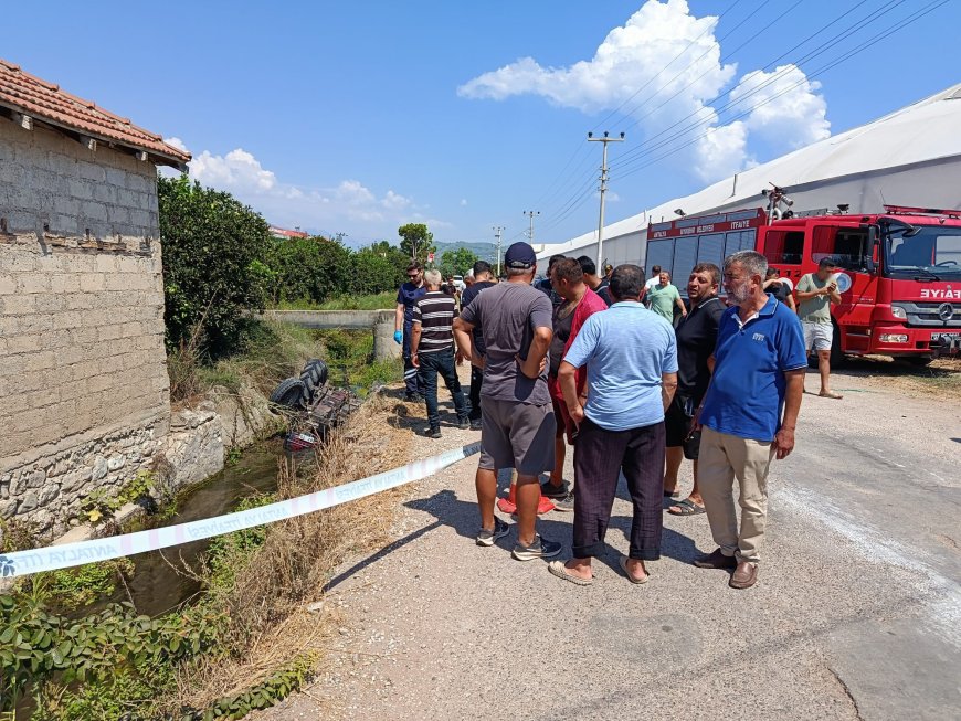 Kumluca’da Traktör Su Kanalına Düştü: 66 Yaşındaki Sürücü Hayatını Kaybetti