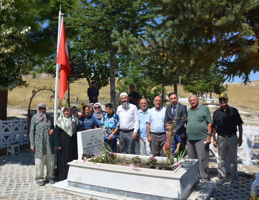 Korkuteli’nde Şehit Ahmet Belen, Şehadetinin 21. Yılında Mezarı Başında Anıldı
