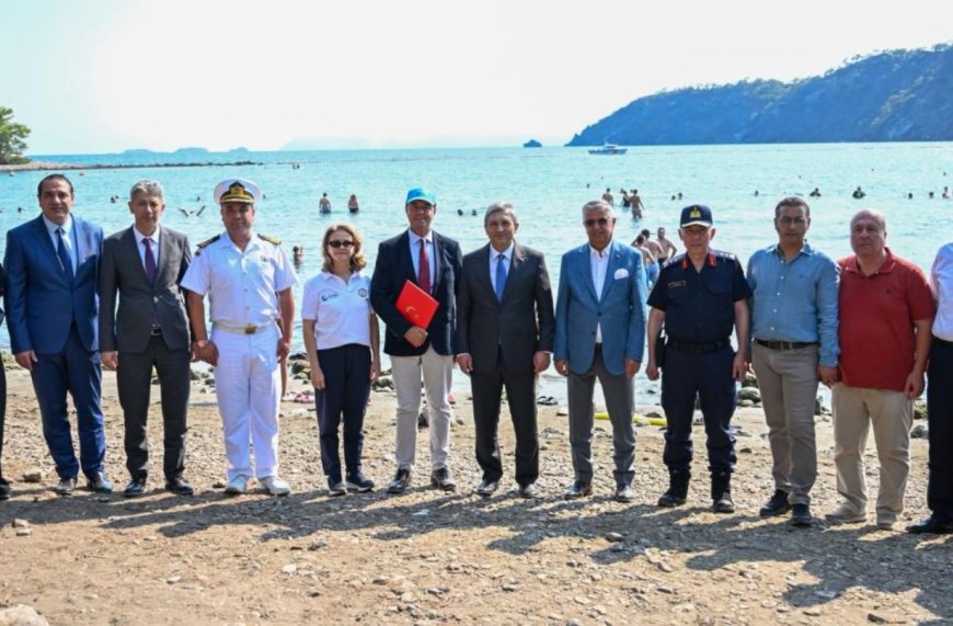 Phaselis Güney Limanı’nda Deniz Bariyeri ve Çöp Kaparlar Hizmete Alındı