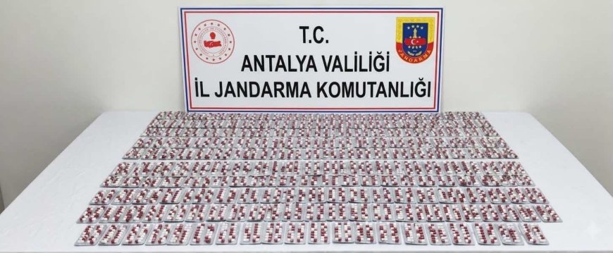 Manavgat’ta Uyuşturucu Operasyonu: 3 Bin Sentetik Hap Ele Geçirildi