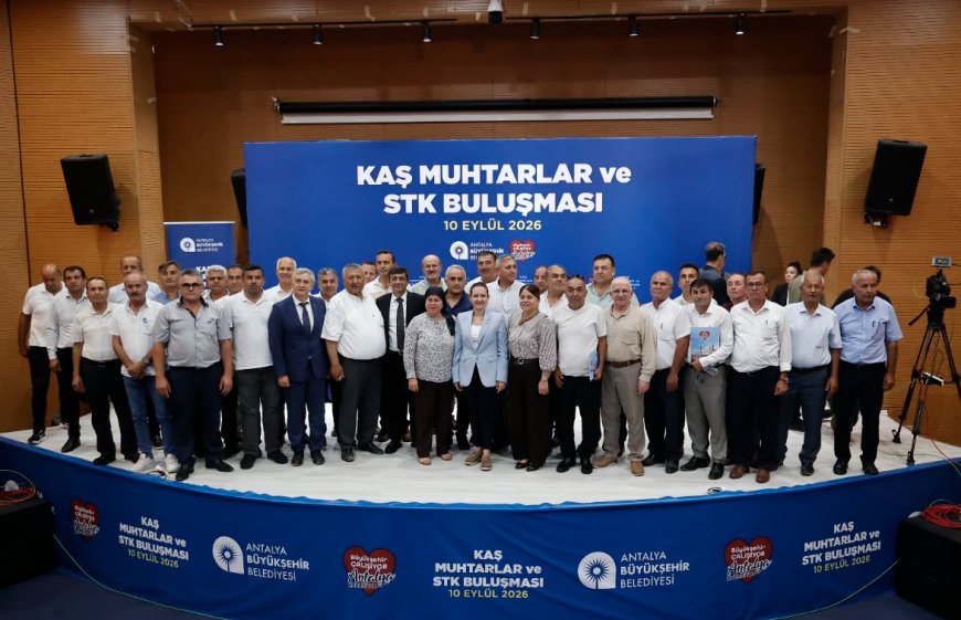 Büşra Özdemir Kaş’ta Muhtarları Dinledi: “Talepleriniz Bizim İçin Yol Haritası”