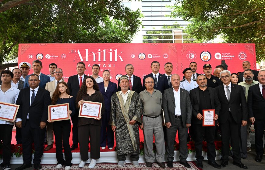 Antalya’da 39. Ahilik Haftası programı düzenlendi