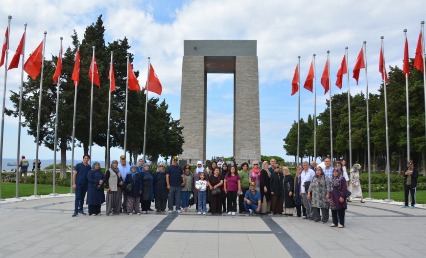 Korkuteli’ndeki şehit aileleri ve gaziler Çanakkale’yi ziyaret etti