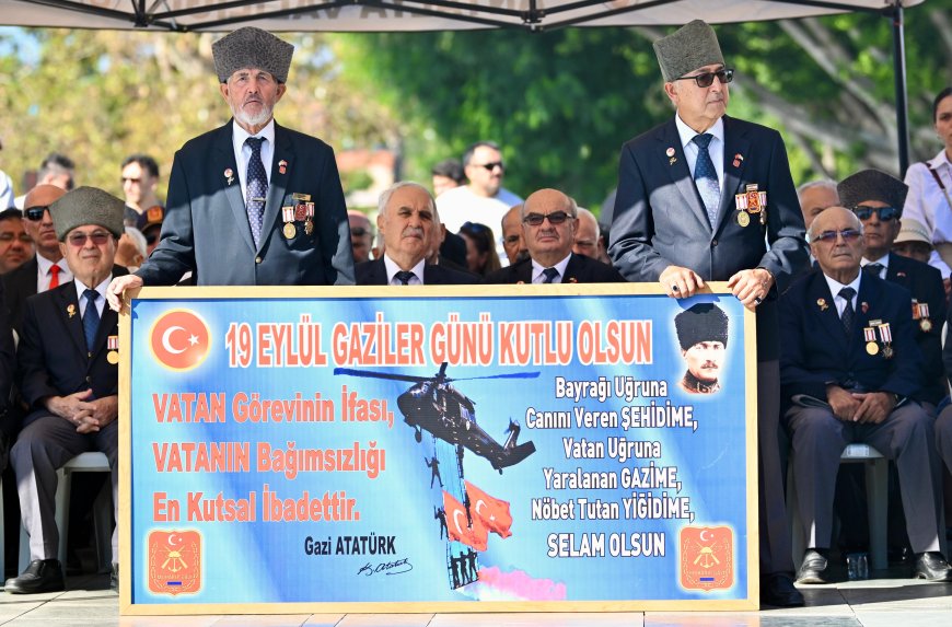 Antalya’da 19 Eylül Gaziler Günü için tören düzenlendi