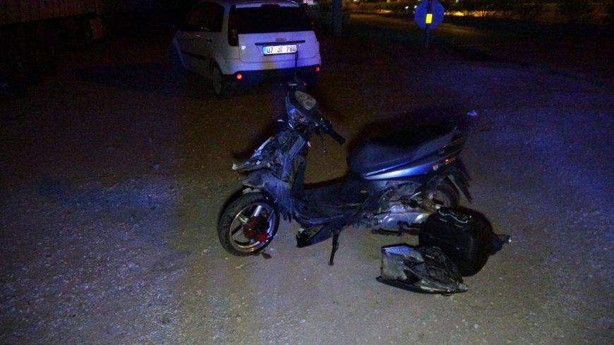 Manavgat’ta motorlu bisiklet ile otomobil çarpıştı: 1 yaralı