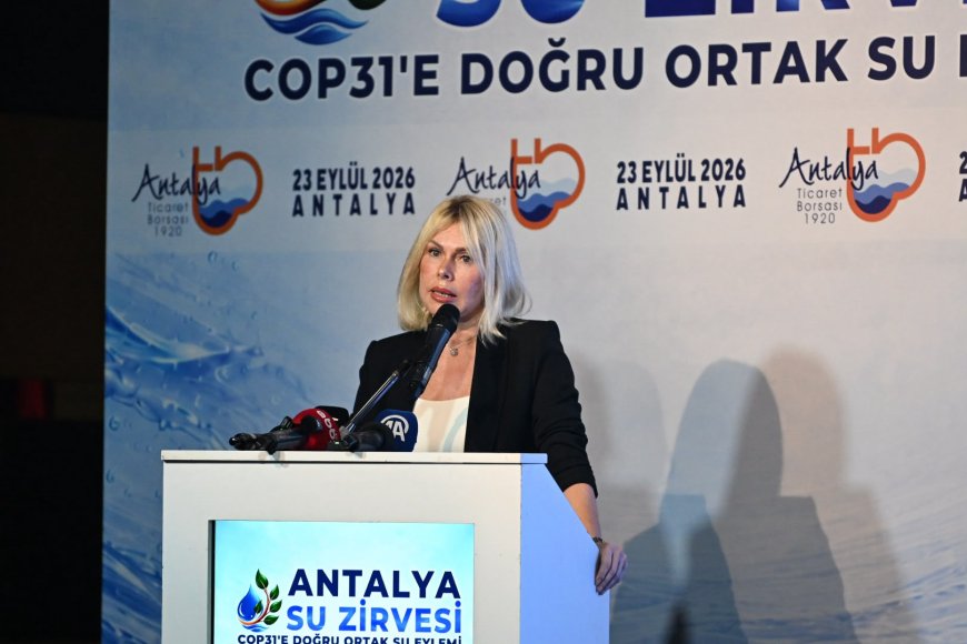 Antalya’nın su geleceği Su Zirvesi’nde masaya yatırıldı