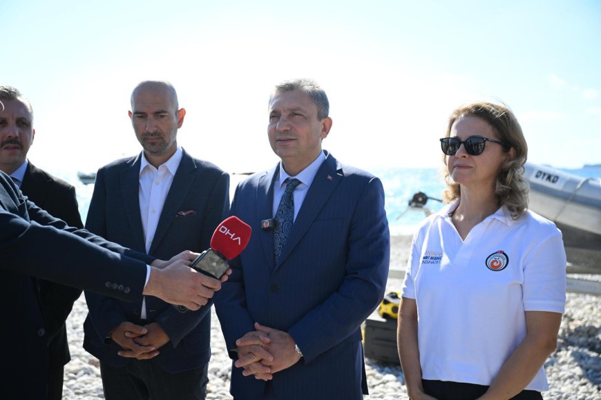 Tekirova Sahili’nde deniz yaşamını koruma çalışmaları başladı