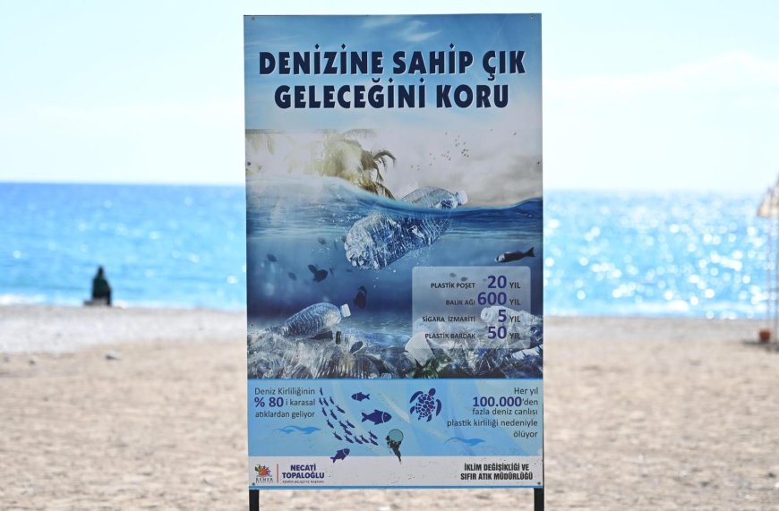 Tekirova Sahili’nde deniz yaşamını koruma çalışmaları başladı