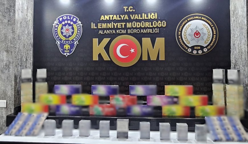 Antalya’da 2 haftalık operasyon bilançosu: Çok sayıda şüpheli tutuklandı, kaçak ürünler ele geçirildi