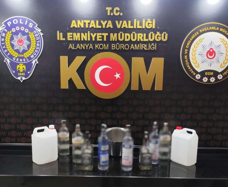 Antalya’da 2 haftalık operasyon bilançosu: Çok sayıda şüpheli tutuklandı, kaçak ürünler ele geçirildi