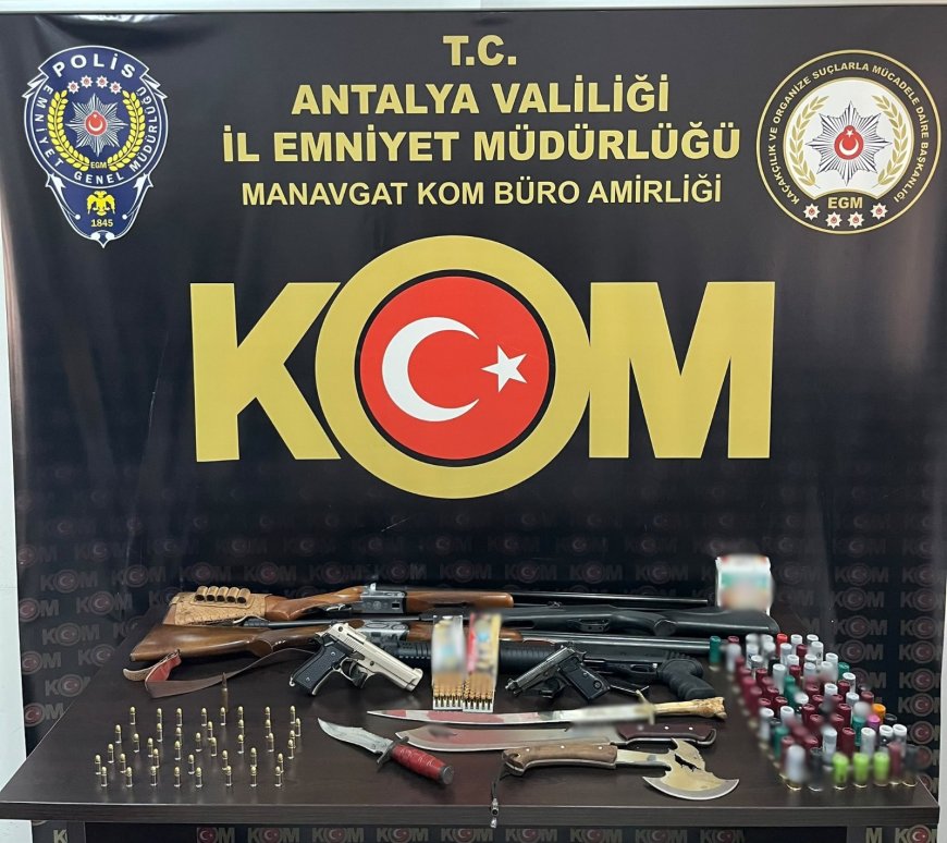 Antalya’da 2 haftalık operasyon bilançosu: Çok sayıda şüpheli tutuklandı, kaçak ürünler ele geçirildi