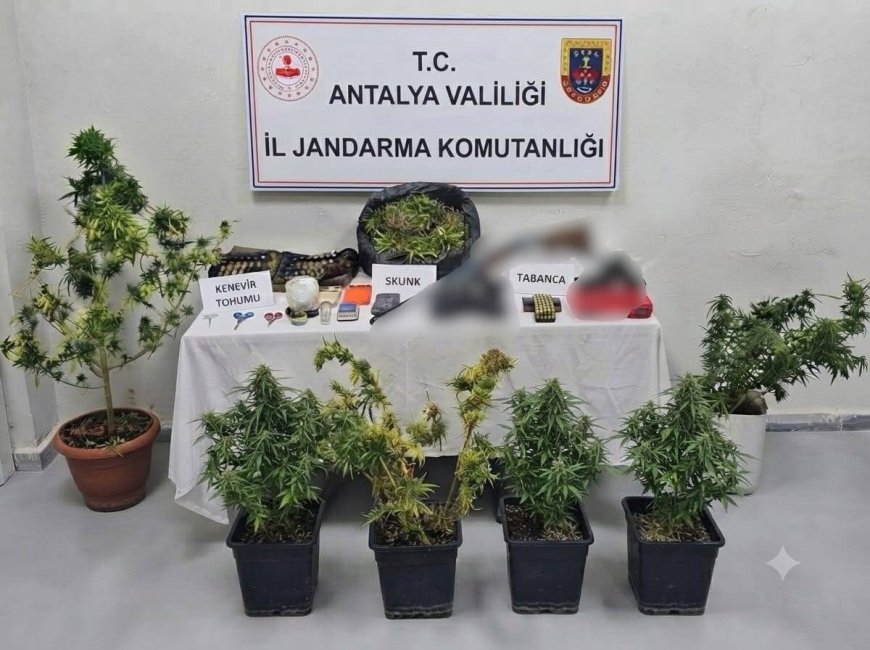 Antalya’da uyuşturucu operasyonu: 22 şüpheli gözaltında