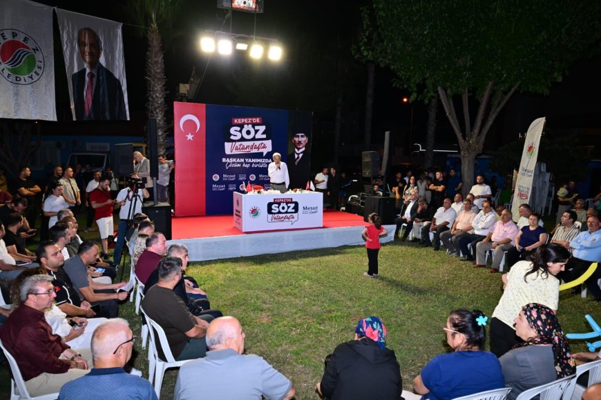 Kepez’te Başkan Kocagöz mahalle mahalle vatandaşları dinliyor