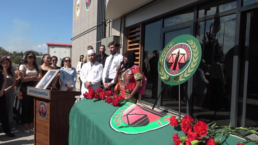 Antalya’da hayatını kaybeden avukatın cenazesinde duygulandıran detay