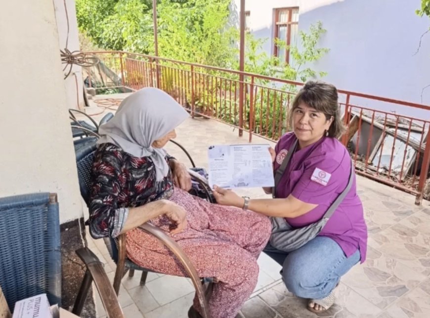 Gazipaşa’da Alzheimer hastaları ve yaşlı vatandaşlara sağlık ziyareti