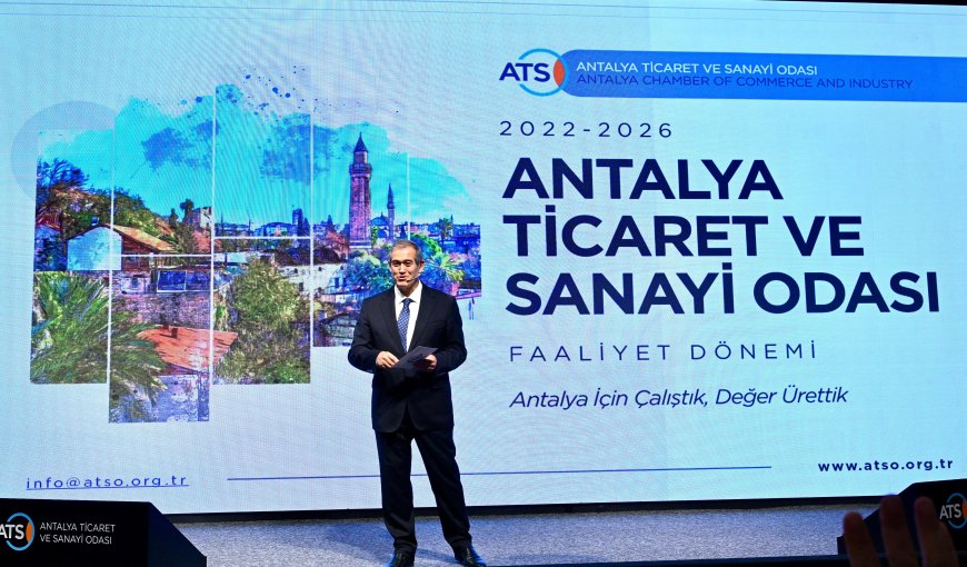 ATSO Başkanı Hacısüleyman açıkladı: Yeniden aday olmayacak, Mavi Liste’yi destekleyecek