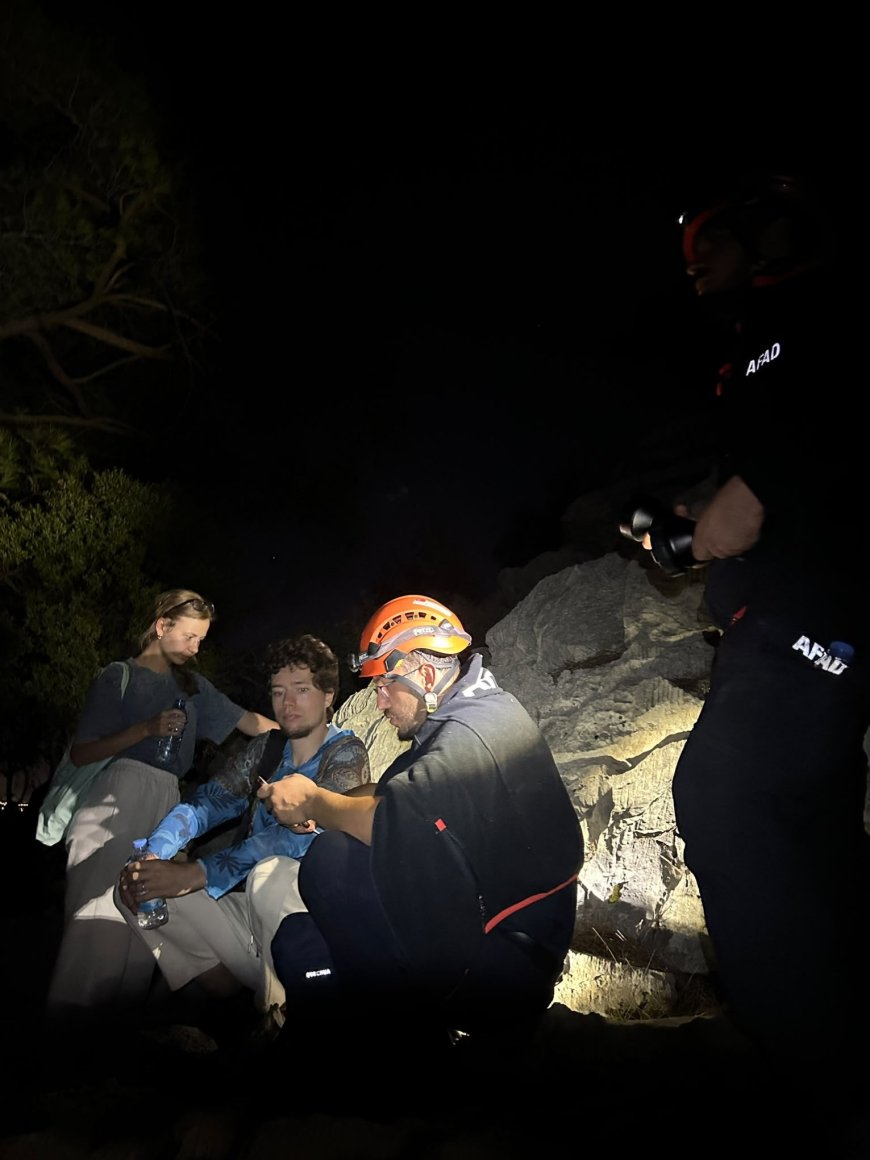 Antalya’da ormanda kaybolan 2 Rus turist, termal kameralı dronla bulundu