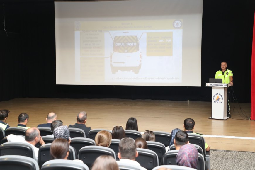 Antalya’da 500 okul servisi personeline güvenli ulaşım eğitimi