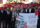 Antalya’da binlerce öğrenci Filistin için yürüdü