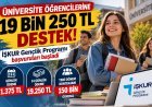 Üniversite öğrencilerine 19 bin 250 TL destek! İŞKUR Gençlik Programı başvuruları başladı