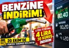 Benzine 4 lira 30 kuruş indirim beklentisi! Akaryakıt fiyatları değişiyor