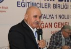 Eğitim-Bir-Sen Antalya’da Eyüp Bülent Miran 144 oyla yeniden başkan seçildi