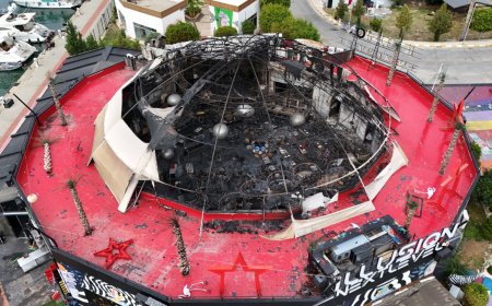 Alanya Yat Limanı’ndaki eğlence mekanında yangın
