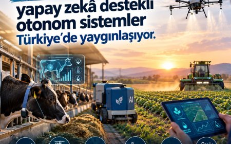 Türkiye'de yapay zekâ destekli otonom çiftlik dönemi: 40 bin genç hedefleniyor