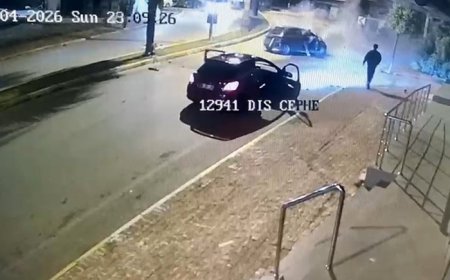 Manavgat’ta kontrolden çıkan otomobil palmiyeye çarptı: 2 yaralı
