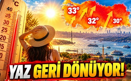 Pastırma sıcakları geliyor: Termometreler 33 dereceyi görecek