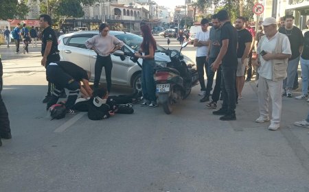 Serik’te otomobil ile motosiklet çarpıştı: 2 kişi yaralandı