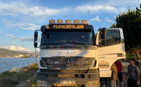 Gazipaşa’da D-400’de silahlı saldırı: Seyir halindeki kamyona 5 el ateş edildi