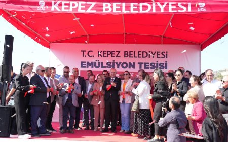 Kepez’de 47,5 milyon TL’lik Emülsiyon Tesisi açıldı: Yılda 30 milyon TL tasarruf hedefi