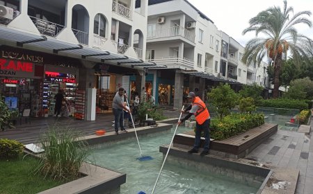 Kemer Liman Caddesi’nde kış hazırlığı: Büyükşehir ekiplerinden kapsamlı bakım ve temizlik