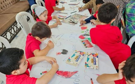Gazipaşa’da minik eller Gazze için çizdi: Resimlerle barış ve umut mesajı