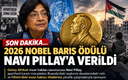 2026 Nobel Barış Ödülü'nün sahibi belli oldu: Navi Pillay'a büyük onur