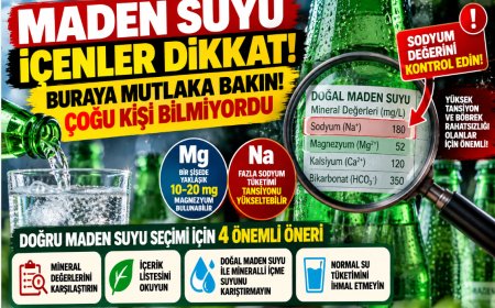 Maden suyu içenler dikkat! Şişenin üzerindeki bu değer sağlığınız için önemli