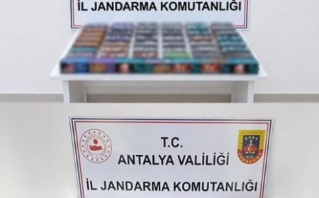 Antalya'da kaçak tütün operasyonu! Aksu ve Alanya'da 36 bin 320 dolu makaron ele geçirildi