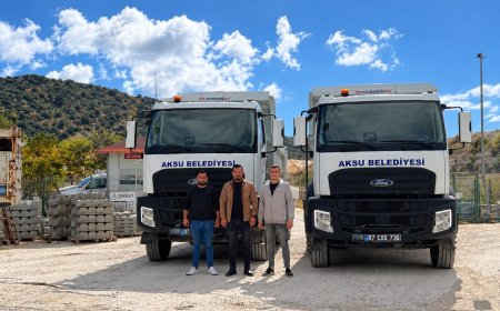 Antalya'da belediyeler arası dayanışma! Aksu'dan Elmalı'ya kış öncesi araç ve personel desteği