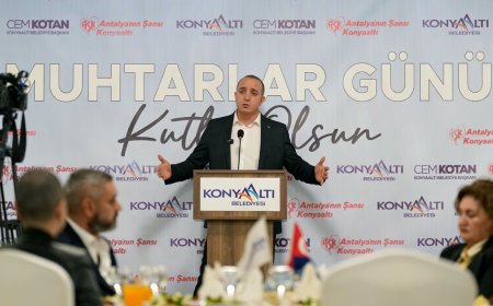 Konyaaltı Belediye Başkanı Cem Kotan'dan muhtarlara: “Sizler benim yol arkadaşlarımsınız”