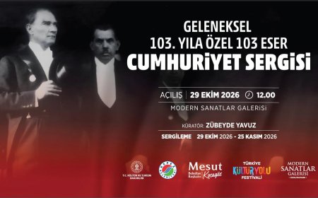 Kepez'de Cumhuriyet'in 103. yılına özel 103 eserlik sergi! Açılış tarihi belli oldu