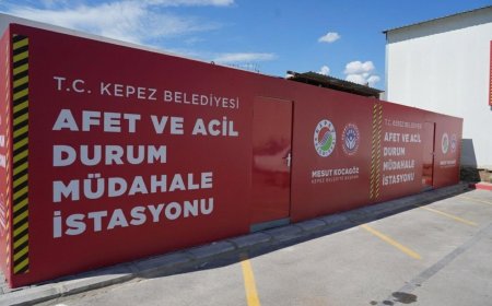 Kepez'de afetlere karşı yeni önlem: İlk 72 saat için 2 acil durum istasyonu kuruldu