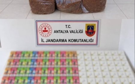 Antalya'da 4 ilçeye kaçak tütün operasyonu: 440 kilo tütün ve binlerce kaçak ürün ele geçirildi