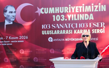 Antalya’da Cumhuriyet’in 103. yılına özel sergi: 103 sanatçıdan 103 eser