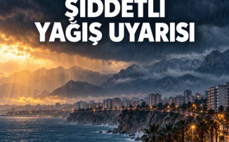 Antalya’ya yeni yağış uyarısı: Merkez ve doğuda metrekareye 100 kilograma kadar yağış bekleniyor