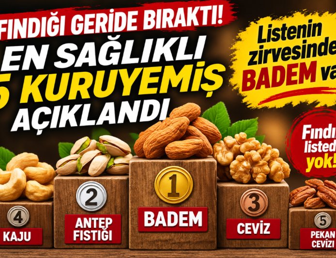 Fındığı geride bıraktı! En sağlıklı 5 kuruyemiş açıklandı: İlk sıradaki şaşırttı