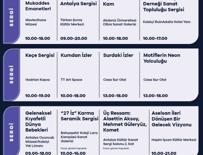 Antalya Kültür Yolu Festivali başlıyor: 9 gün boyunca 9 ücretsiz konser ve yüzlerce sanat etkinliği