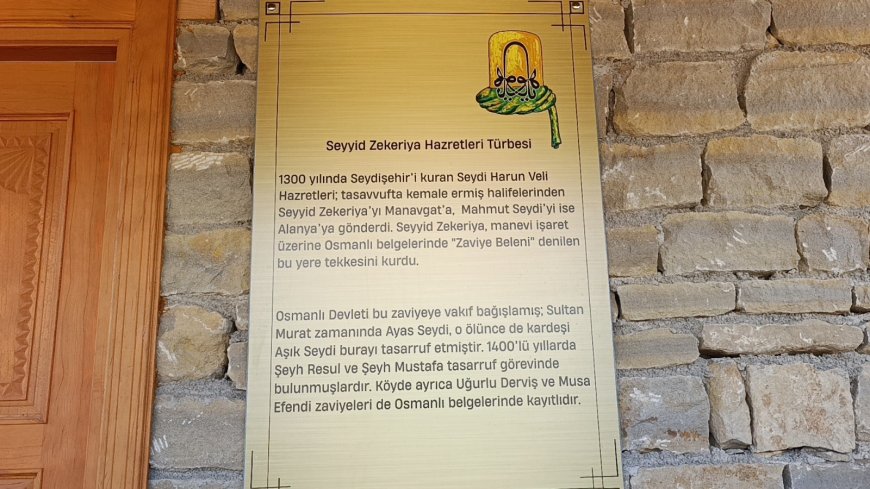 Manavgat’ta Seyit Zekeriyya Hazretleri Türbesi restore edilerek hizmete açıldı