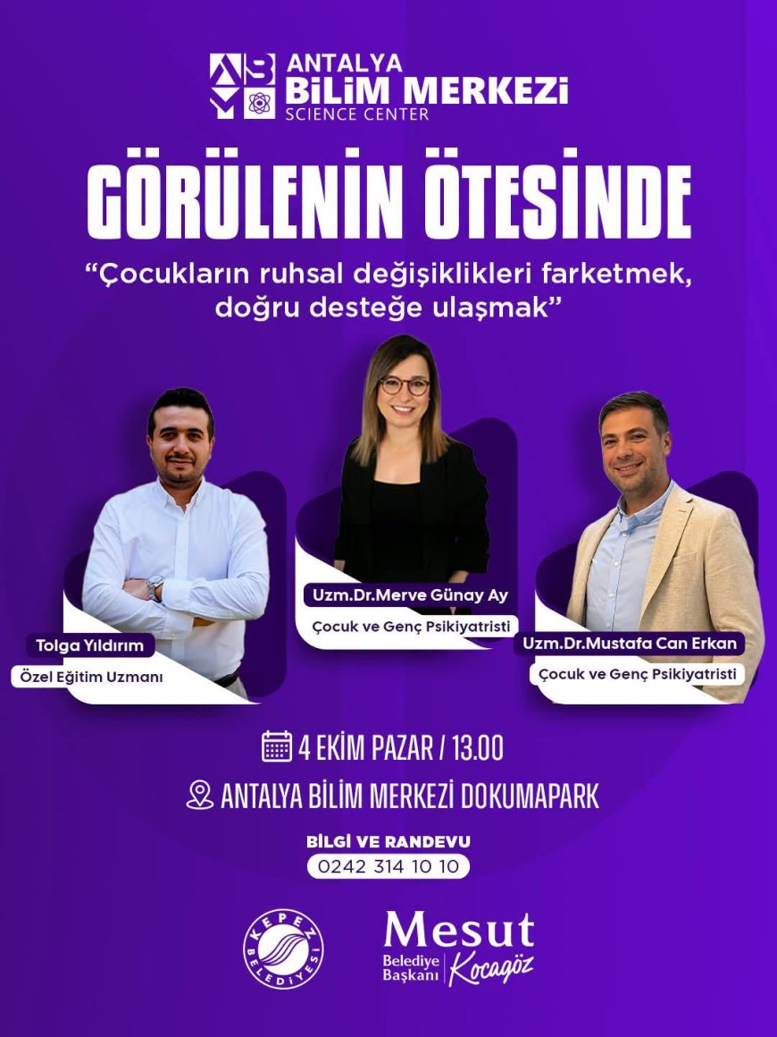 Kepez’de çocukların ruhsal gelişimi ailelerle konuşulacak