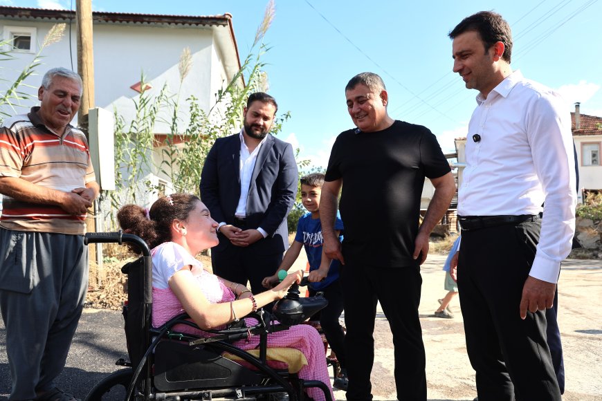 Aksu’da Hatice’nin ulaşım talebi karşılık buldu: Yol sıcak asfaltla yenilendi